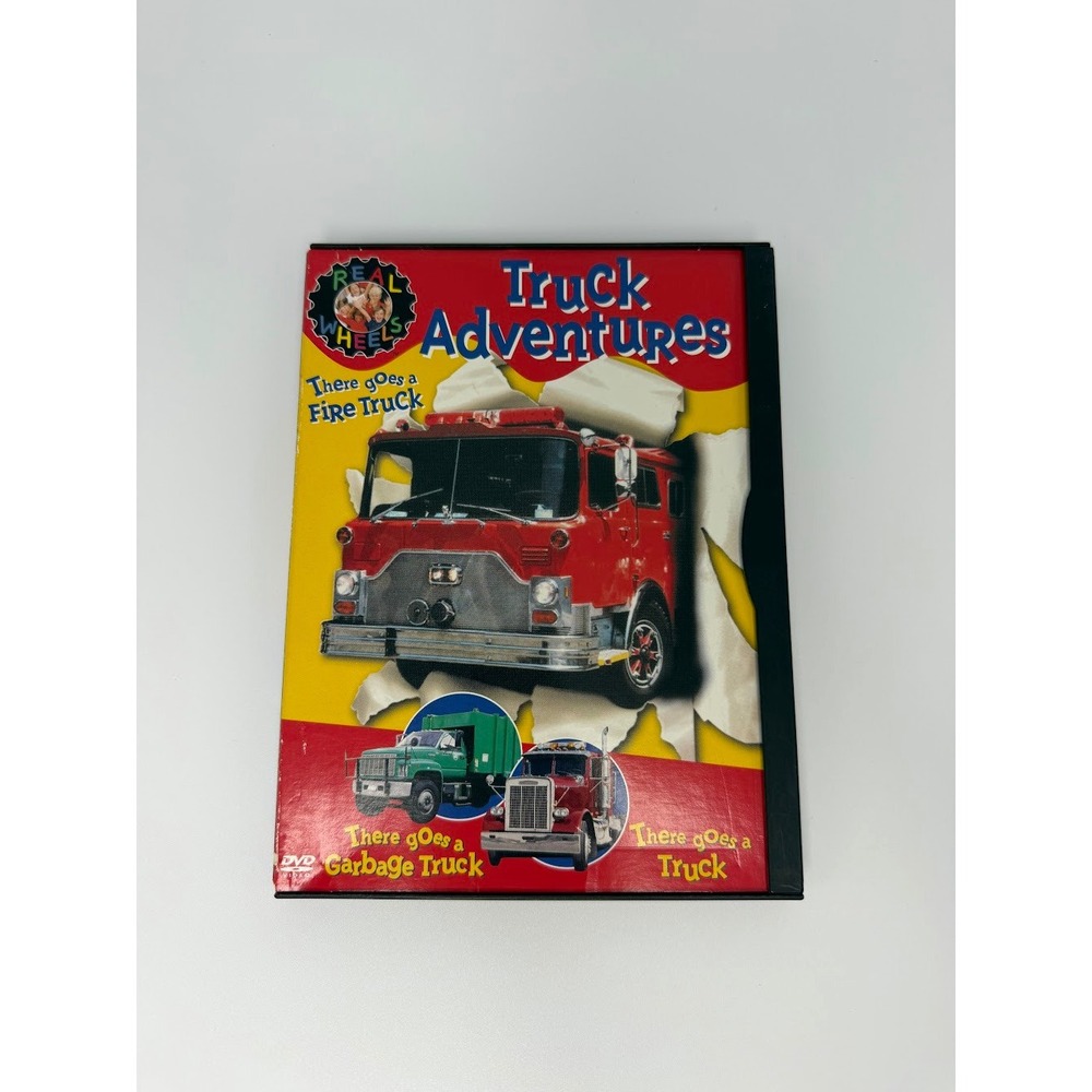 Real Wheels Truck Adventures DVD Fire Truck Garbage Truck Kids Educational 90m